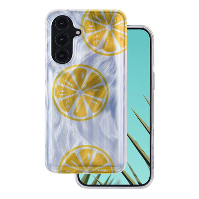 Husa Ultra Trendy Summer pentru Samsung Galaxy S24 / S25 Lemon