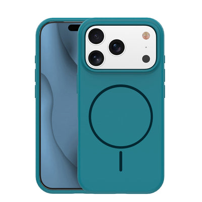 Husa Silicone Thin Mag pentru iPhone 13 6,1" Turquoise