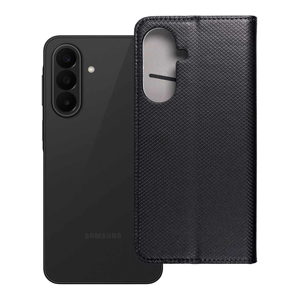Husa Smart Book pentru Samsung A27 Negru