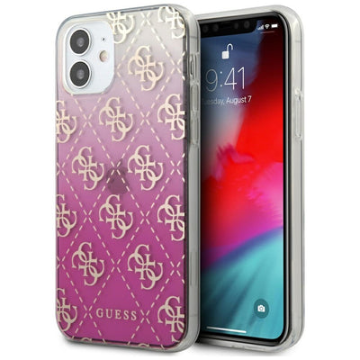 Husa Guess Guhcp12spcu4ggpi iPhone 12 Mini 5.4" Roz/Roz Hardcase 4G Gradient