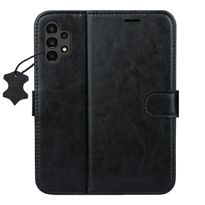 Husa Smart Luxe piele pentru Samsung Galaxy A13 4G Negru