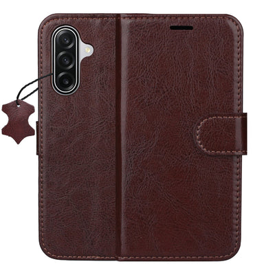Husa Smart Luxe piele pentru Samsung Galaxy A36 5G / A56 5G Maro