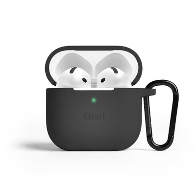 Husa Etteri Silicone pentru AirPods 4 Negru