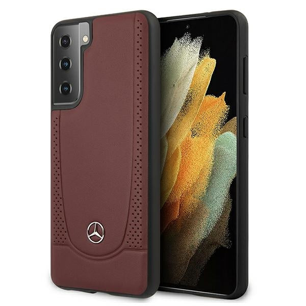 Husa Mercedes Urban Line pentru Samsung Galaxy S21+ - Rosu