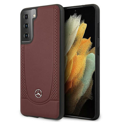 Husa Mercedes Urban Line pentru Samsung Galaxy S21+ - Rosu