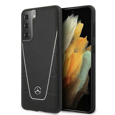 Husa Mercedes Dynamic Line pentru Samsung Galaxy S21 - Negru