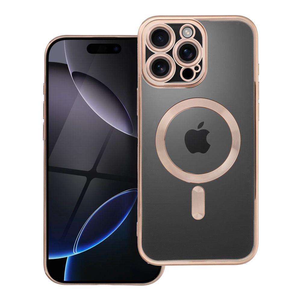 Husa Electro Mag pentru iPhone 16 PRO MAX Compatible cu Magsafe Maro
