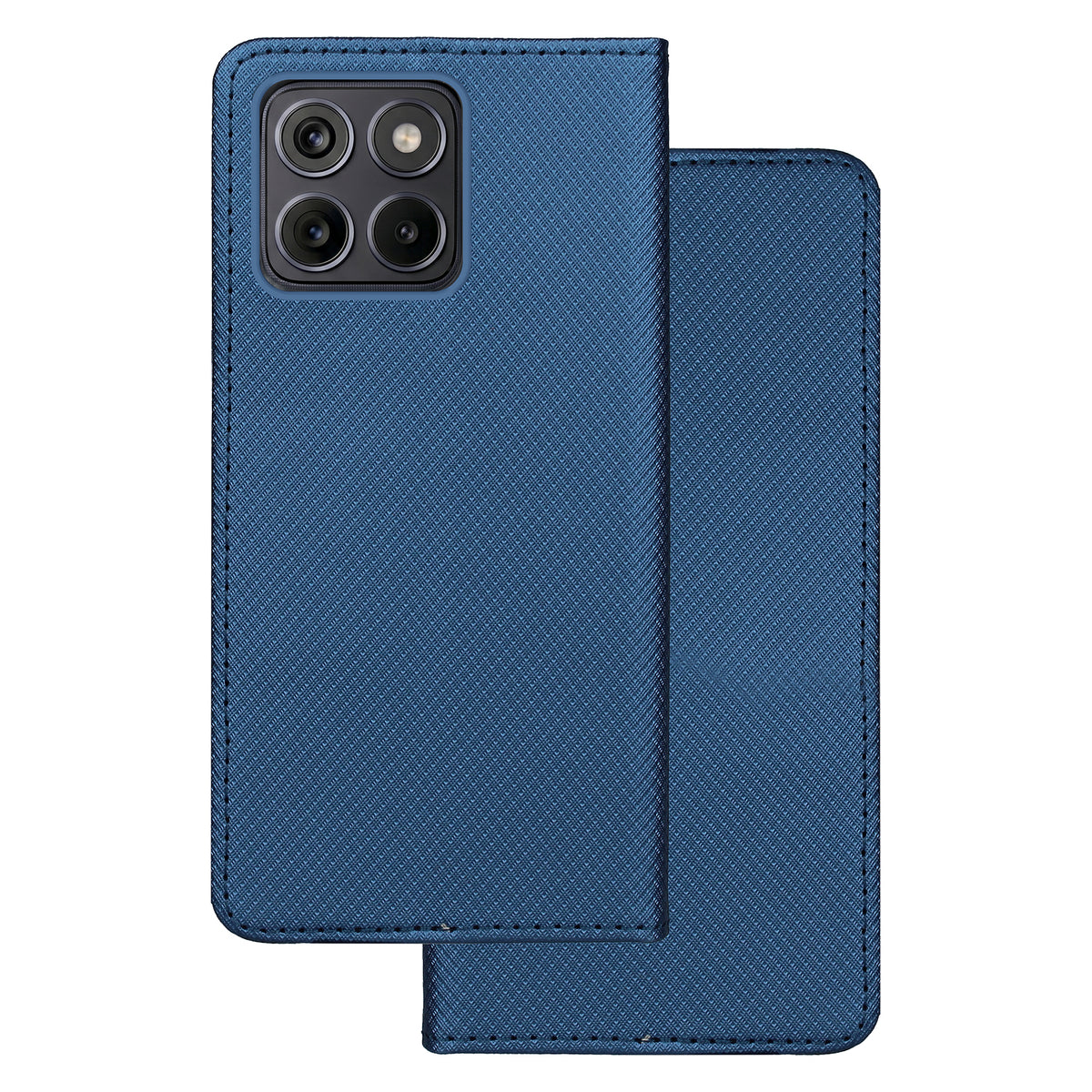 Husa Smart Magnet pentru Motorola Edge 70 Fusion Bleumarin