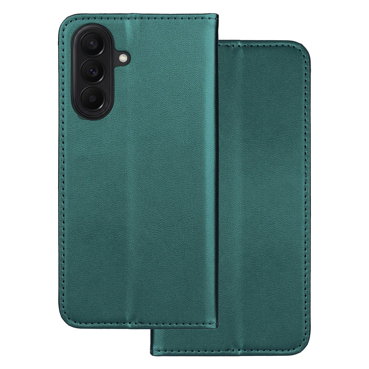 Husa Smart Magnet pentru Samsung Galaxy A27 5G Verde inchis