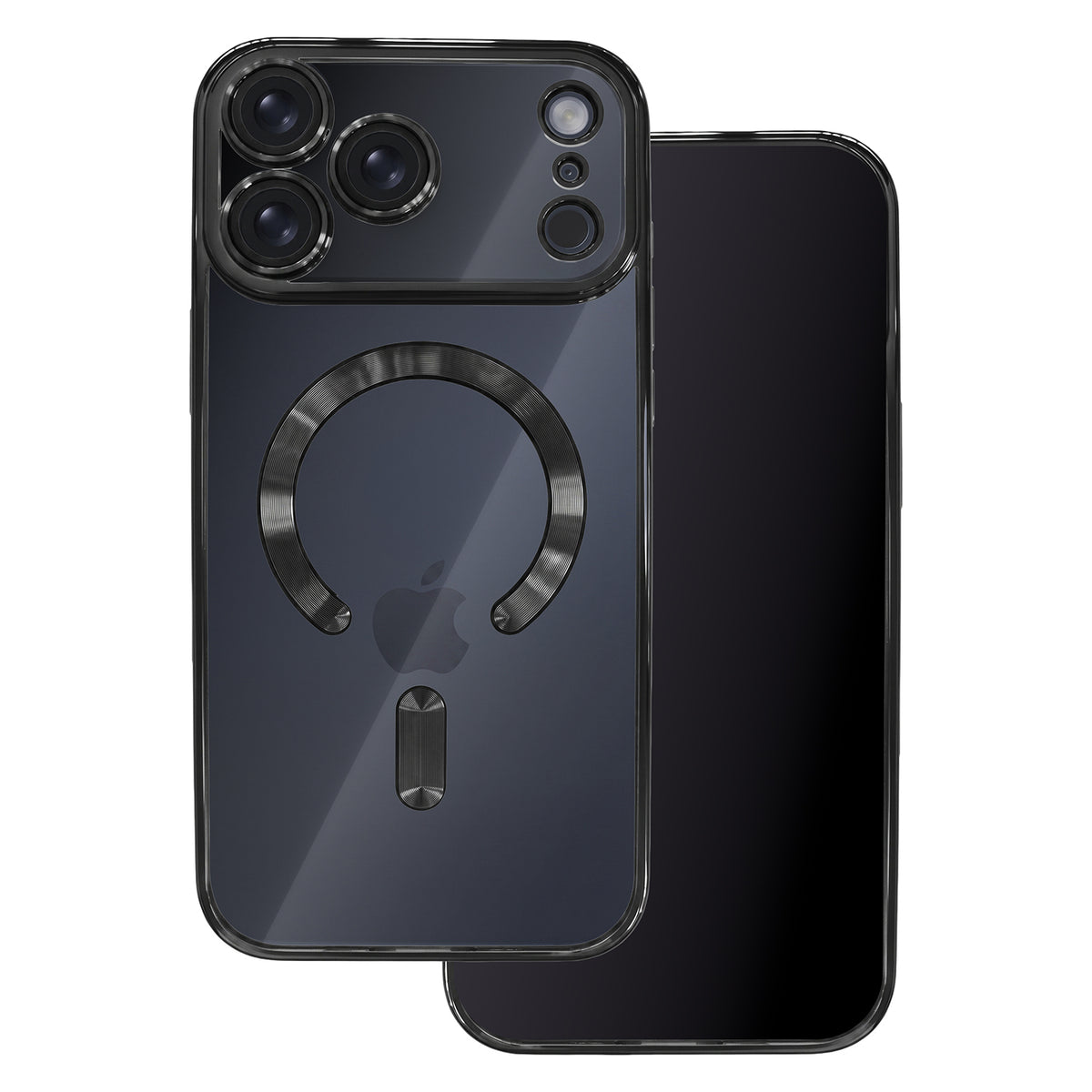Husa Color Chrome Mag pentru iPhone 17 Pro 6,3" / iPhone 18 Pro 6,3" Negru