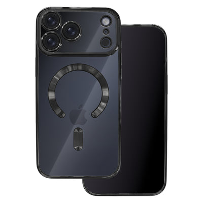 Husa Color Chrome Mag pentru iPhone 17 Pro Max 6,9" / 18 Pro Max 6,9" Negru