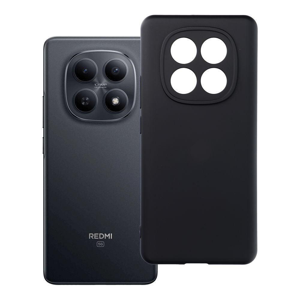 Husa Silicone pentru Xiaomi Redmi Note 15 4G Negru