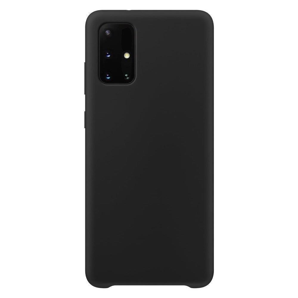 Husa Silicone Soft Flexible Rubber Cover pentru Samsung Galaxy A72 4G Negru