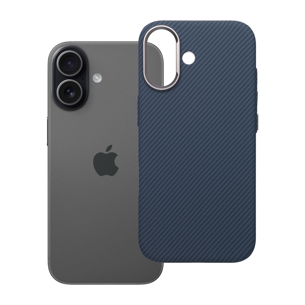 Husa K-look pentru iPhone 17 Compatible cu Magsafe Albastru