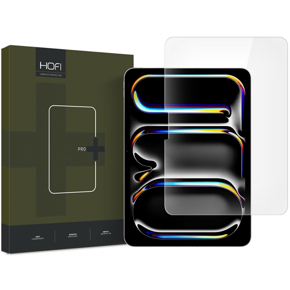 Folie sticla Hofi Pro+ iPad Air 13” 1 / 2 / 3 / 2024-2026 / Pro 13 7 / 8 / 2024-2025 Transparent
