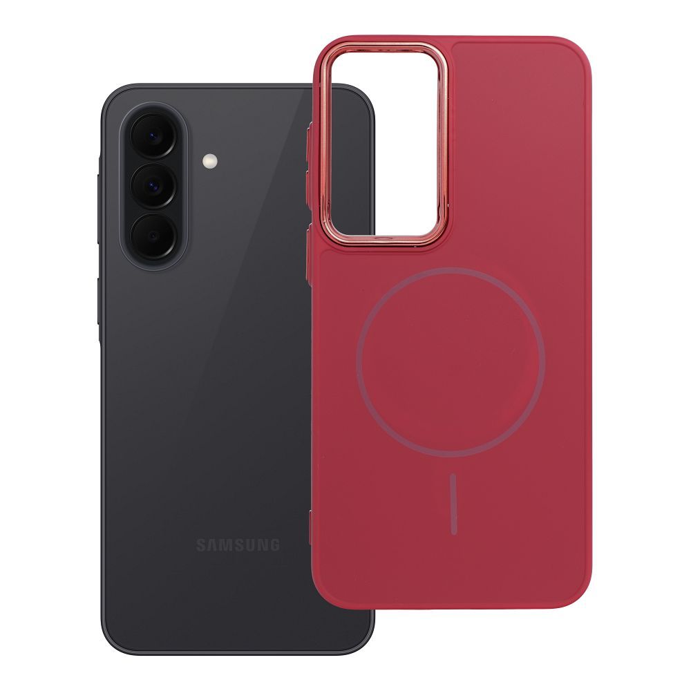 Husa Frame Mag pentru Samsung A37 Compatible cu Magsafe Magenta