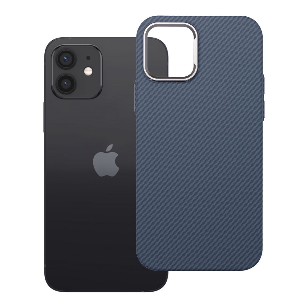 Husa K-look pentru iPhone 12 / 12 PRO Compatible cu Magsafe Albastru