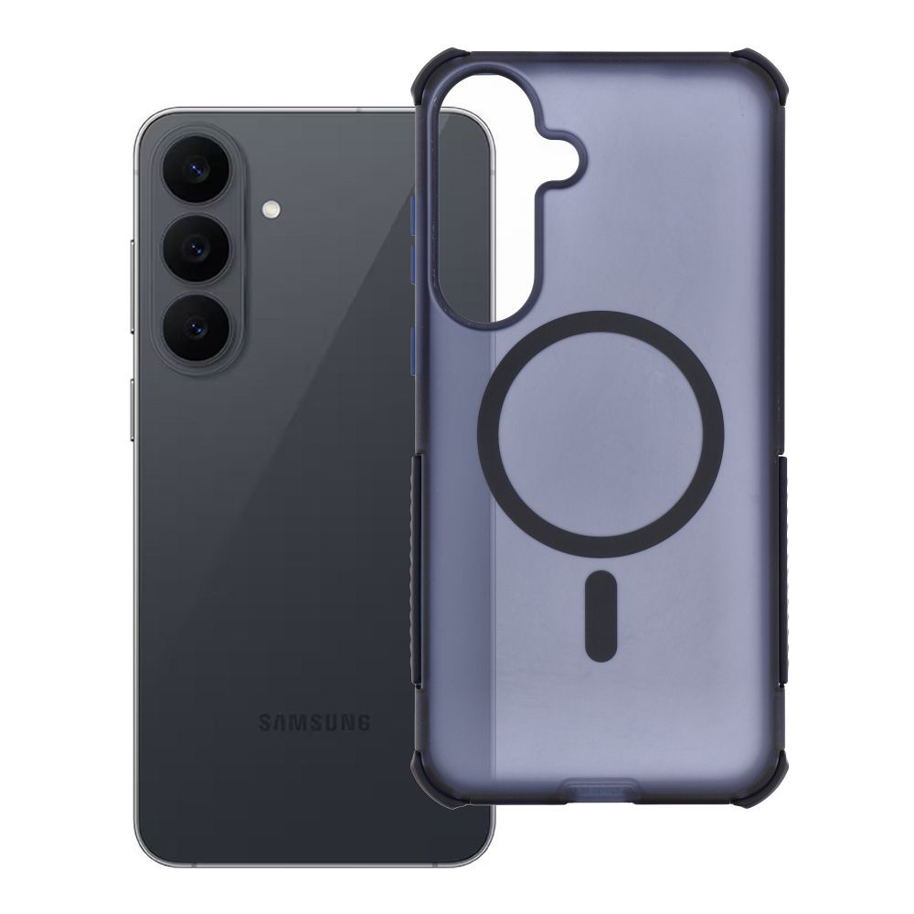 Husa Forcell pentru Samsung S26 FE / S25 FE F-protect Bumperx Premium Compatible cu Magsafe Bleumarin