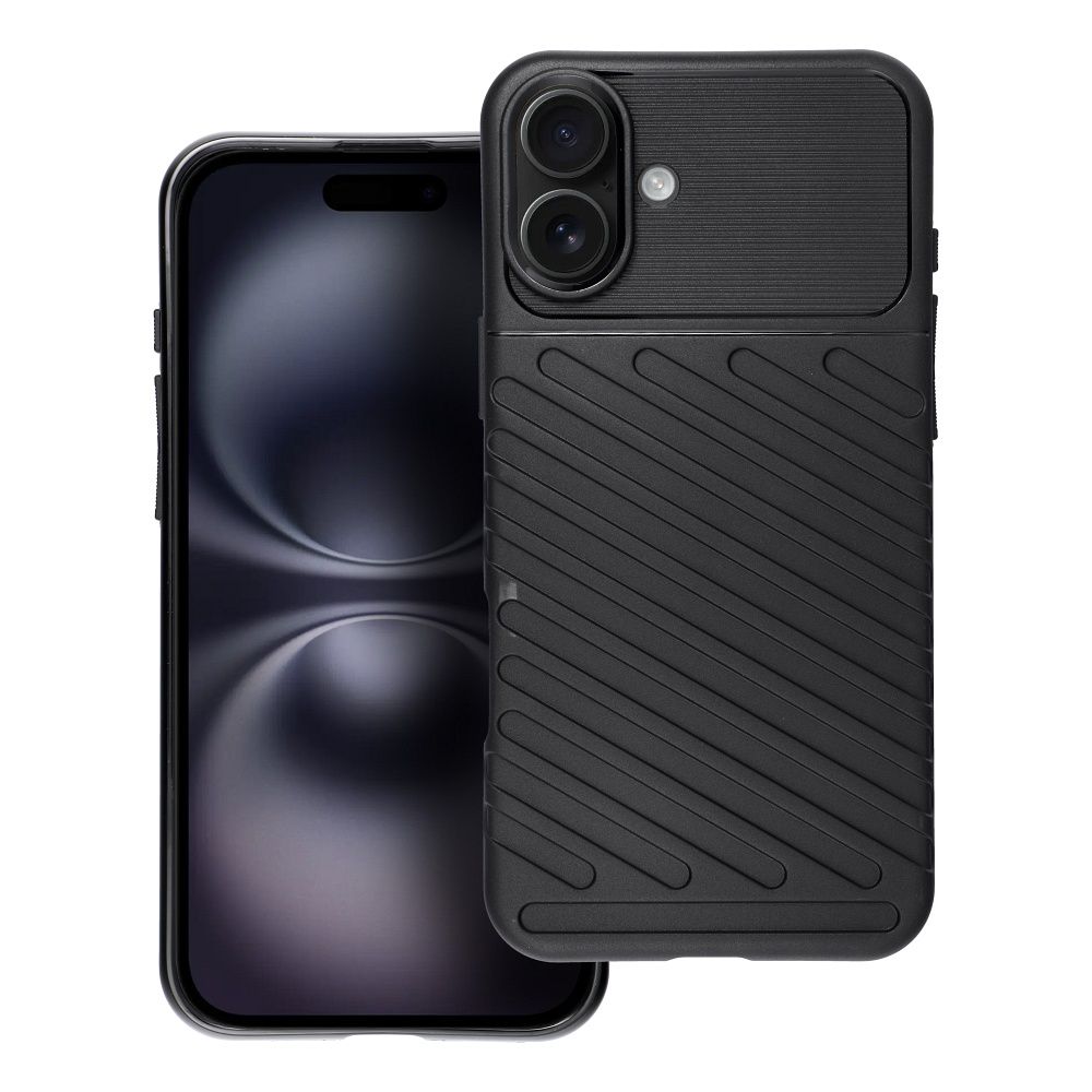 Husa Thunder pentru iPhone 16 Plus Negru