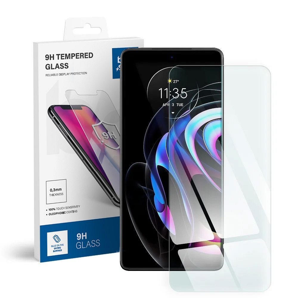 Folie Albastru Star sticla To Motorola Edge 20