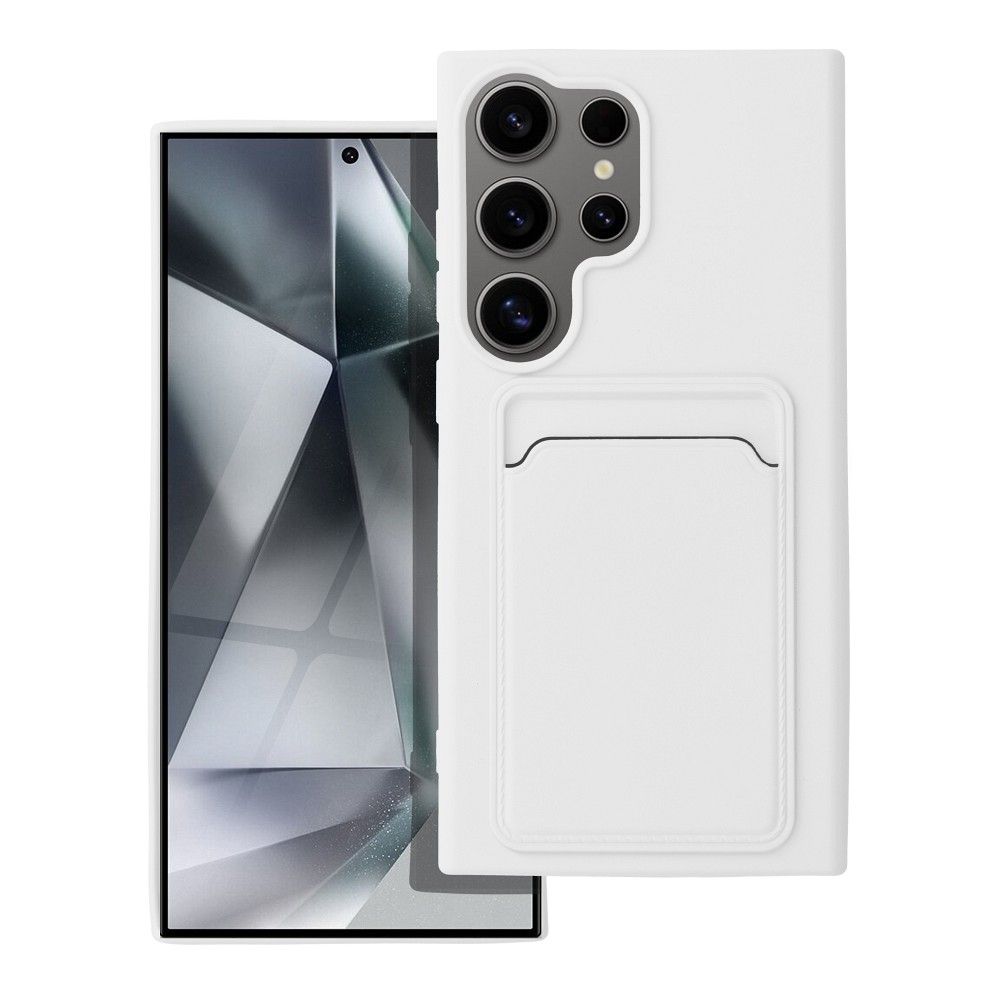 Husa Card pentru Samsung S24 Ultra Alb