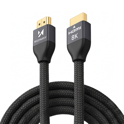 Cablu Wozinsky Hdmi 2.1 8K 60 Hz 48 Gbps / 4K 120 Hz / 2K 144 Hz 5 M Argintiu (Whdmi-50)