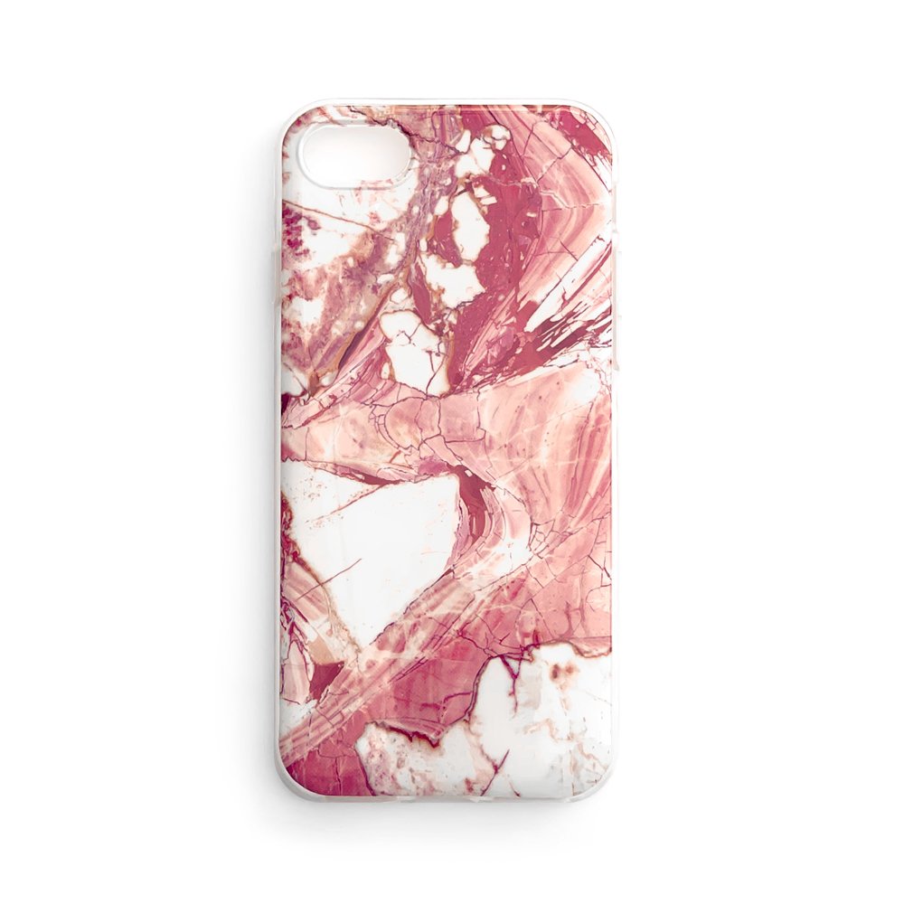Husa Wozinsky Marble TPU Cover pentru Samsung Galaxy A02s EU Roz