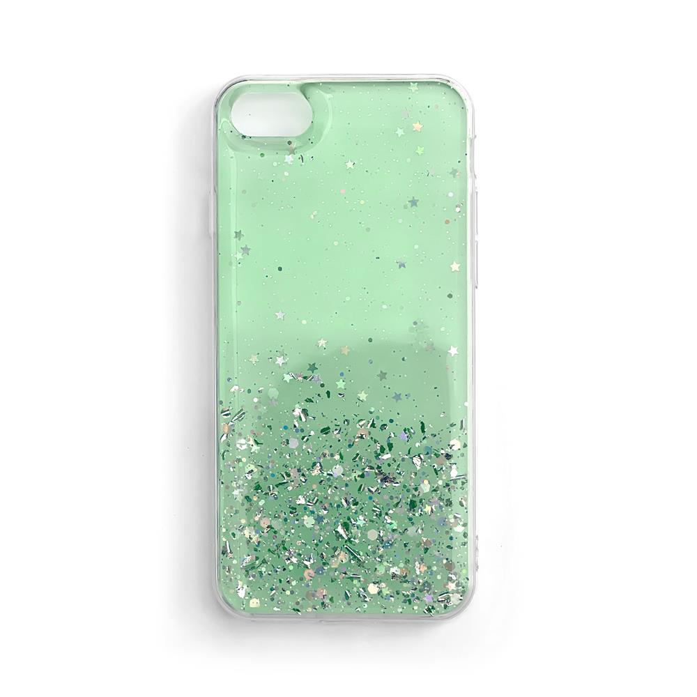 Husa Wozinsky Star Glitter Shining pentru Xiaomi Redmi K40 Pro+ / K40 Pro / K40 / Poco F3 Verde