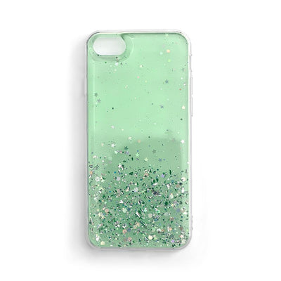 Husa Wozinsky Star Glitter Shining pentru Xiaomi Redmi K40 Pro+ / K40 Pro / K40 / Poco F3 Verde