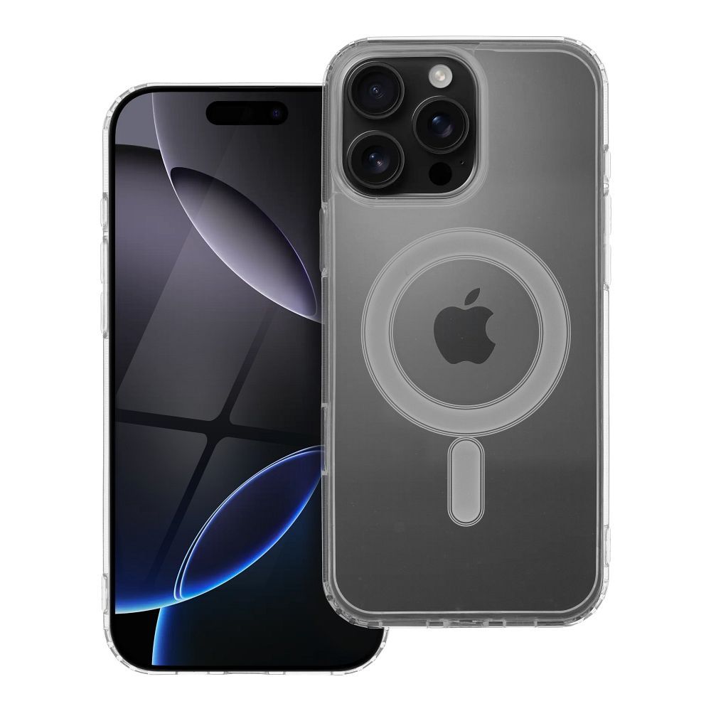 Husa Transparent Mag (STR) pentru iPhone 16 PRO MAX Compatible cu Magsafe Transparent