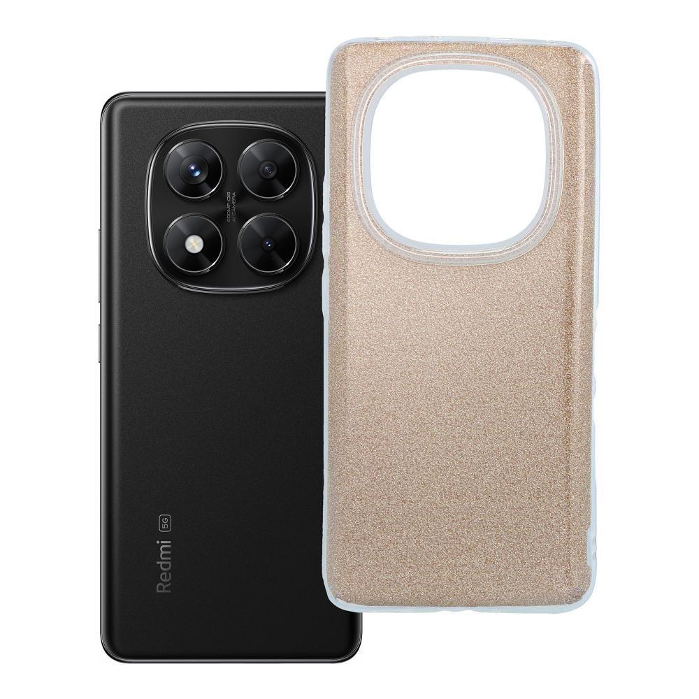 Husa Shining pentru Xiaomi Redmi Note 14 PRO 5G Auriu