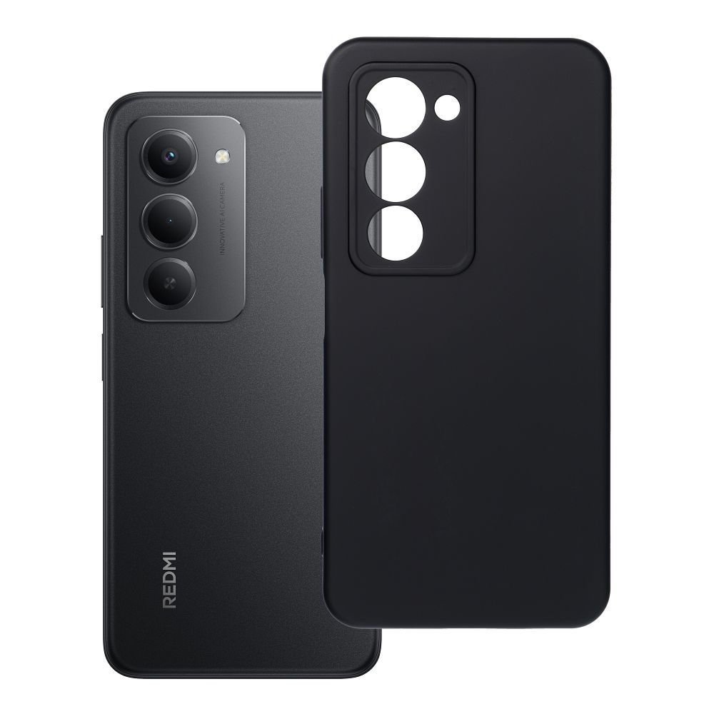 Husa Silicone pentru Xiaomi Redmi 15 4G / 15 5G (171.1mm) Negru