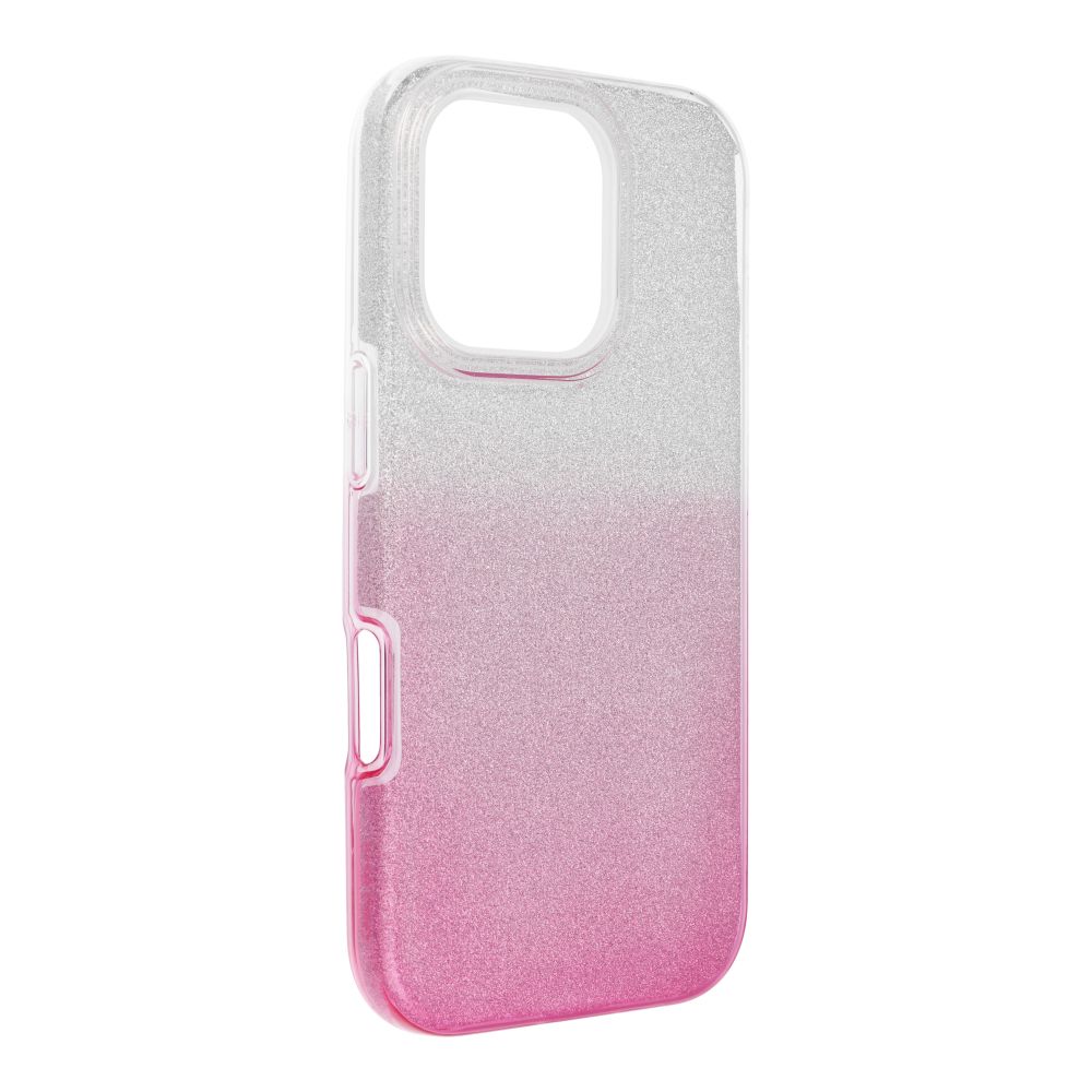 Husa Shining pentru iPhone 16 PRO Transparentny Roz