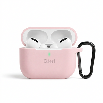 Husa Etteri Silicone pentru AirPods Pro 3 Roz deschis