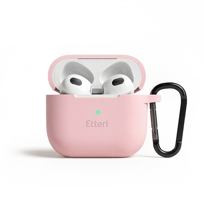 Husa Etteri Silicone pentru AirPods 3 Roz deschis