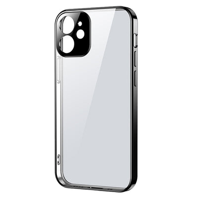 Husa Joyroom New Beauty Series Ultra Thin cu Electroplated Frame pentru iPhone 12 Pro Negru
