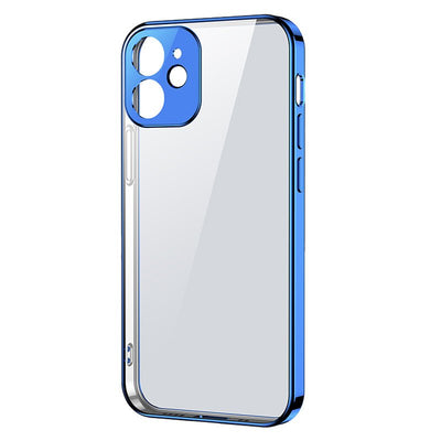 Husa Joyroom New Beauty Series Ultra Thin cu Electroplated Frame pentru iPhone 12 Pro Max Dark-Albastru