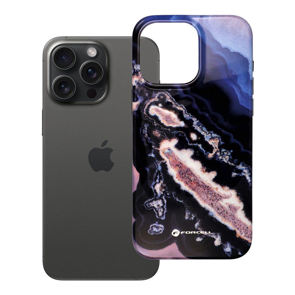 Husa Forcell pentru iPhone 15 PRO MAX F-protect Mirage Compatible cu Magsafe Military Drop-test Auriu Island
