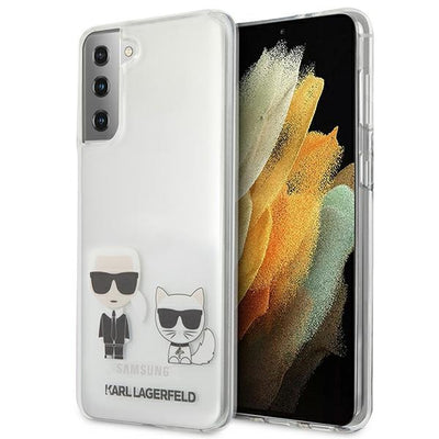 Husa Karl Lagerfeld Karl&Choupette pentru Samsung Galaxy S21+ - Transparent