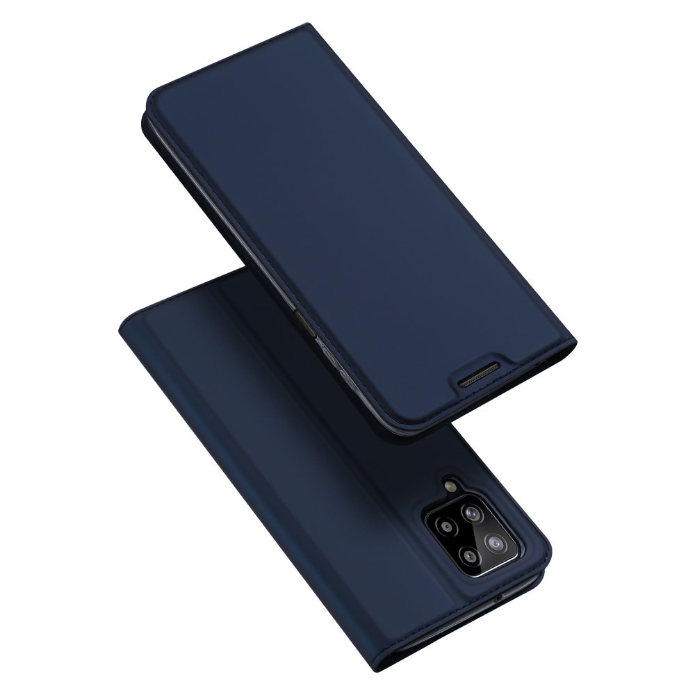 Husa Dux Ducis Skin Pro Bookcase Type pentru Samsung Galaxy A22 4G Albastru