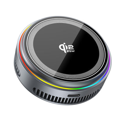Incarcator XO Wireless Inductive Qi2.2 Cx043 Magnetic Gri cu LED And Cooling
