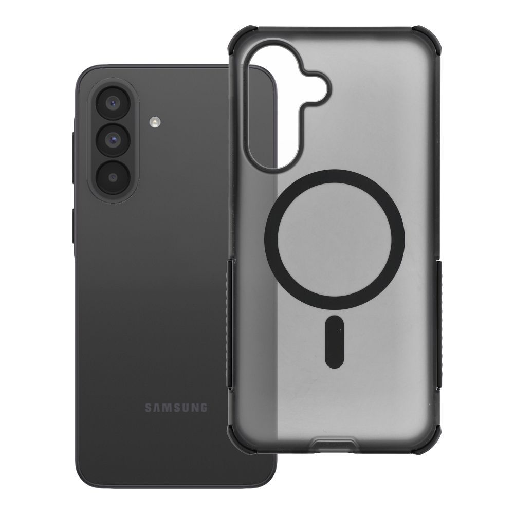 Husa Forcell pentru Samsung A37 F-protect Bumperx Premium Compatible cu Magsafe Negru