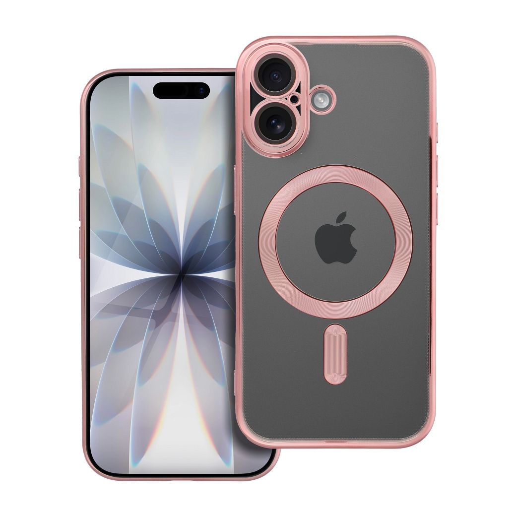 Husa Electro Mag pentru iPhone 17 Compatible cu Magsafe Auriu-rose