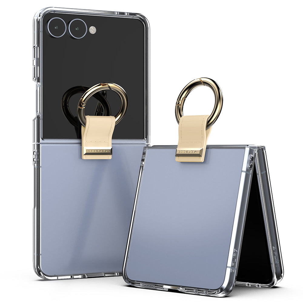 Husa Mercury Golden Bell pentru Samsung Galaxy Z Flip8 Bej