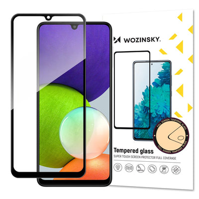 Folie Wozinsky sticla Full Glue Super Tough protectie Full Coveraged cu Frame Husa Friendly pentru Samsung Galaxy A22 4G