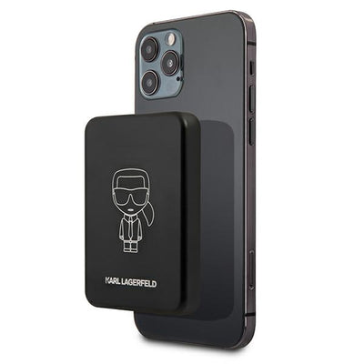 Acumulator extern Karl Lagerfeld 3000mAh Inductive cu Magsafe - Negru