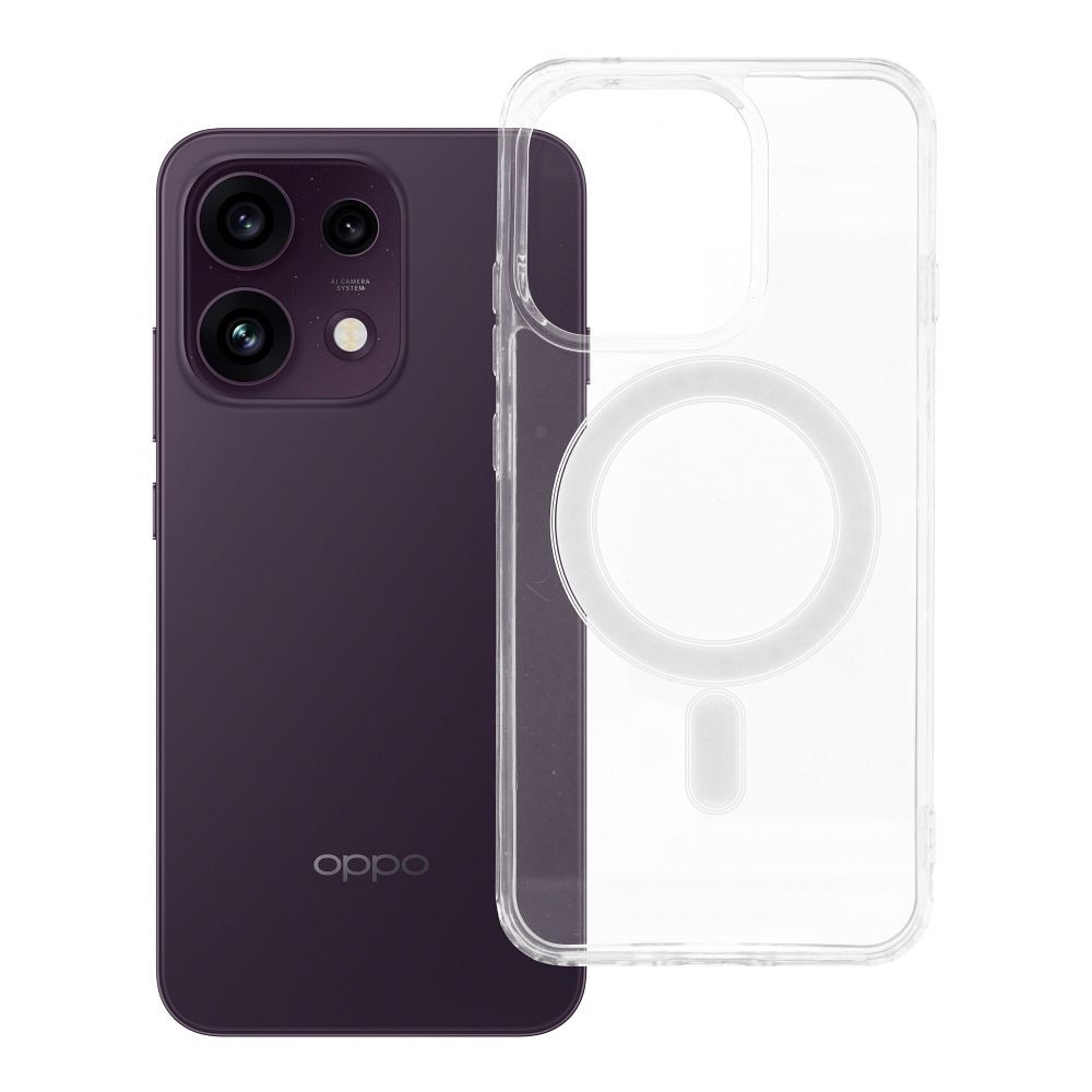 Husa Transparent Mag (MID) pentru Oppo Reno 16 F 5G / 16 FS 5G Transparent