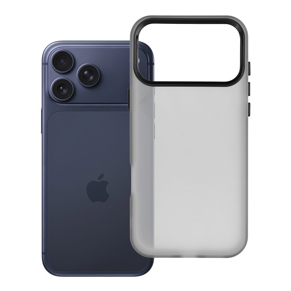 Husa Sappy pentru iPhone 17 Pro Max / 18 Pro Max (Low Camera Edge) Negru