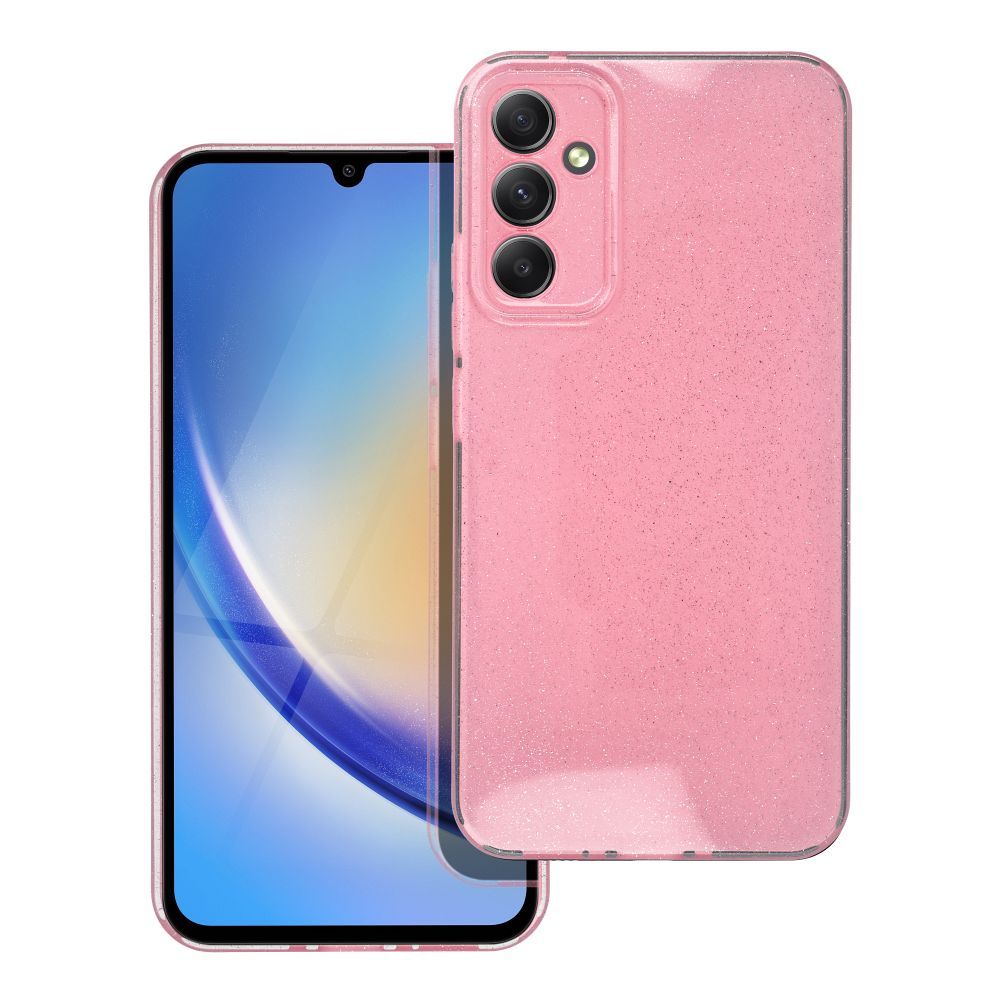 Husa Transparent 2 Mm Blink pentru Samsung A34 5G Roz