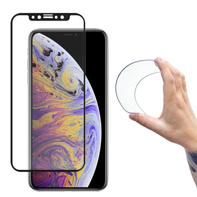 Folie Wozinsky Full Cover Flexi Nano Foil Glass sticla cu Frame iPhone 14 Max / 13 Pro Max Transparent